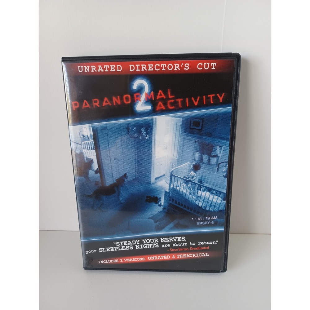 Paranormal Activity 2 Unrated On DVD Horror Scary Movie Electronics Media